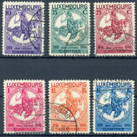 Luxemburg 1934 Michel Nummer 259-264 Gestempelt - Gebraucht