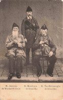 Célébrités -  Vétérans - M. Janssens - M. Mondoyen - M. Van Herreweghe  - Carte Postale Ancienne - Politieke En Militaire Mannen