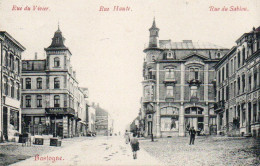 Bastogne Rue Du Vivier  Rue Haute  Rue Du Sablon Animée Voyagé En 1910 - Jemeppe-sur-Sambre