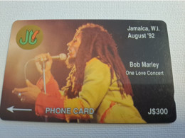 JAMAICA  J$50-  GPT CARD  /BOB MARLEY /VERY DIFFICULT /   CONTROL NR: 9JAMC /VERY  FINE USED   **15635** - Giamaica