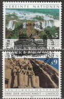 UNO Wien 1992 MiNr.125 - 126  O  Gest. Kultur- Und Naturerbe Der Menschheit ( 3014 ) - Usati