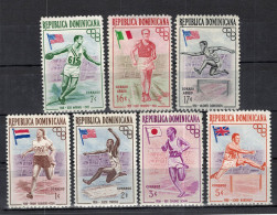 CHCT50 - Olympic Games, Sports, 1957, Complete Series, MH, Dominican Republic - Dominicaine (République)