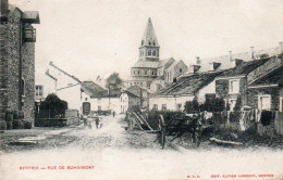 Bertrix  Rue De Bohaimont RARE Animée Charrue Voyagé En 1908 - Bertrix