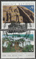 UNO Wien 1992 MiNr.125 - 126  O  Gest. Kultur- Und Naturerbe Der Menschheit ( 3022 ) - Used Stamps
