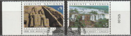 UNO Wien 1992 MiNr.125 - 126  O  Gest. Kultur- Und Naturerbe Der Menschheit ( 3089 ) - Used Stamps