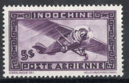 INDOCHINE Poste Aérienne N°37* Neuf Avec Charnière TB Cote 2€25 - Luchtpost