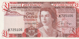 Gibraltar 1 Pound Pick 20c 1983 UNC - Gibilterra