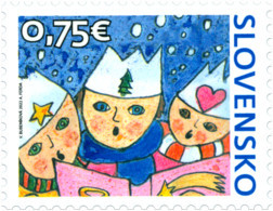 Slovakia - 2022 - Christmas Post 2022 - Mint Stamp - Nuevos