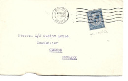 United Kingdom Cover With Perfin. Used 1927.  H-1735 - Perforés