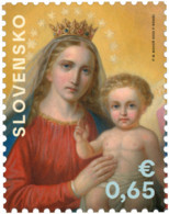 Slovakia - 2022 - Christmas - Christological Motives In Works Of Petr Bohun Works - Mint Stamp - Nuovi