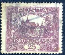 Tsjechoslowakije - Cesko-Slovenska - C14/34 - 1919 - (°)used - Michel 28 - Kasteel Hradcany - Oblitérés