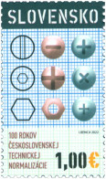 Slovakia - 2022 - Centenary Of Czecho-Slovak Technical Standardization - Mint Stamp - Ungebraucht
