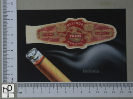 POSTCARD  - BELINDA - BAGUE DE CIGARE - 2 SCANS  - (Nº57217) - Tabak