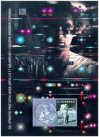 Slovakia - 2022 - 50th Anniversary Of Apollo 17 Flight - Eugene Andrew Cernan - Commemorative Sheet - Briefe U. Dokumente