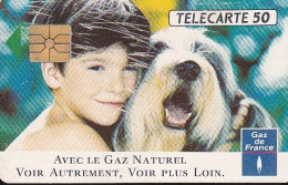 F245 - 03/1992 - GDF " Enfant " - 50 GEM - 1992