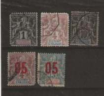 Sultanat D'Anjouan Petit Lot De Timbres Oblitérés Tous états - Used Stamps