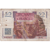 France, 50 Francs, 1947, Z.81, TB+, Fayette:20.9, KM:127b - 50 F 1946-1951 ''Le Verrier''