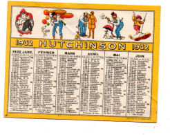 Calendrier HUTCHINSON 1932 - Petit Format : 1921-40