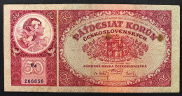 Ceskoslovenska CECOSLOVACCHIA  50 KORUN 1929 Lotto 351 - Eslovaquia