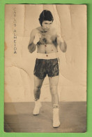 Lisboa - Pugilista Carlos Almeida - Boxe - Boxing - Portugal (Fotográfico) (danificado) - Boxe