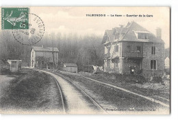 CPA 95 Valmondois Halte De La Naze Train Tramway - Valmondois