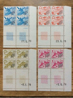 Coins Datés Nº157 à 160 Année  1978, Neuf**, TB Cote Maury 29,50€, A Voir. - Precancels