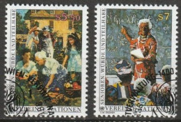 UNO Wien 1993 MiNr.141- 142 O Gestempelt Würde Und Teilhabe Für Senioren ( 3141)  Günstige Versandkosten - Used Stamps