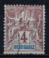 Diego Suarez - 1893 - Type Sage  - N° 40  - Oblit - Used - Gebraucht