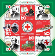 Guinea Bissau 2023, Dunant, Red Cross, Boat, BF - Henry Dunant