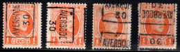 Preo's (190) 'AVERBODE 30'  OCVB 5280 A+B+C+D - Rollo De Sellos 1930-..