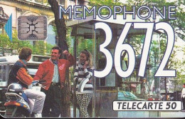 F257A - 03/1992 - 36.72 MÉMOPHONE - 50 SC5 (sans Puce Au Dos) - 1992