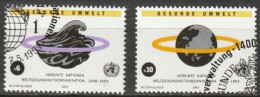UNO Wien 1993 MiNr.147 - 148 O Gest. 40 Jahre WHO ( 3143/2)  Günstige Versandkosten - Used Stamps