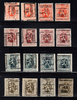 Preo's (276, 278, 279 & 280) 'AVERBODE 30'  OCVB 5608, 5673, 5739 & 5804 A+B+C+D - Rollenmarken 1930-..