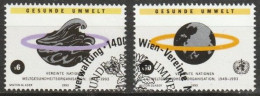 UNO Wien 1993 MiNr.147 - 148 O Gest. 40 Jahre WHO ( 3143/3)  Günstige Versandkosten - Used Stamps