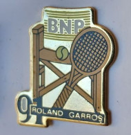 YY531 Pin's Tennis Roland Garros 91 BNP Bank Banque Achat Immédiat - Tennis