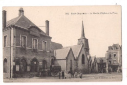 BAIS La Mairie L'Eglise Et La Place - - Bais