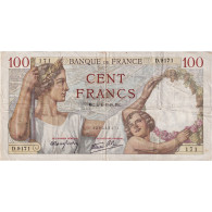 France, 100 Francs, Sully, 1940, D.9171, TB+, Fayette:26.26, KM:94 - 100 F 1939-1942 ''Sully''