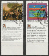 UNO Wien 1993 MiNr.150- 151 O Gestempelt Menschenrechte ( 3143/5)  Günstige Versandkosten - Used Stamps