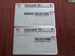 Landis & Gyr  Phonecard 207 C +207 D Used Rare - Suisse