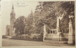 Delcampe - Arlon Monument Orban De Xivry Et Eglise Saint Martin - Arlon