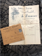 Apéritif Amer Sainte Baume 1894 Marseille - Invoices