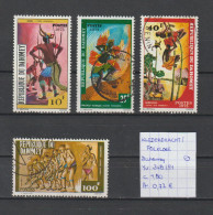 (TJ) Klederdracht & Folklore - Dahomey YT 348/51 (gest./obl./used) - Costumes