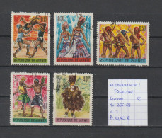 (TJ) Klederdracht & Folklore - Guinee YT 255/59 (gest./obl./used) - Costumes