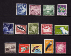 Nauru (1966) - Serie Courante - Faune - Flore - Paysages - Neufs** - MNH - Nauru