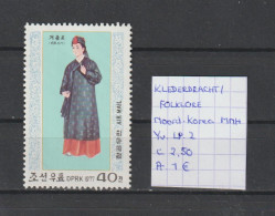 (TJ) Klederdracht & Folklore - Noord-Korea YT LP. 2 (postfris/neuf/MNH) - Costumes