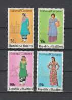 (TJ) Klederdracht & Folklore - Maldiven YT 772/75 (postfris/neuf/MNH) - Costumes