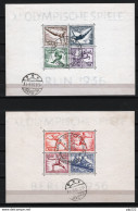 Germania Reich 1936 Unif.BF4/5 O/Used VF/F - Blocchi