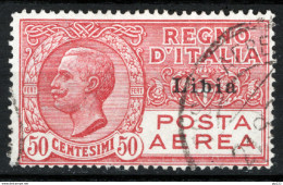 Libia 1928 Posta Aerea Sass.A1 O/Used VF/F - Libia