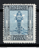 Libia 1924 Sass.49 **/MNH VF/F - Libië