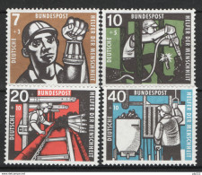 Germania 1957 Unif. 142/45 **/MNH VF - Nuevos